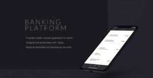 figma mobile banking template