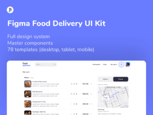 Figma Delivery App UI