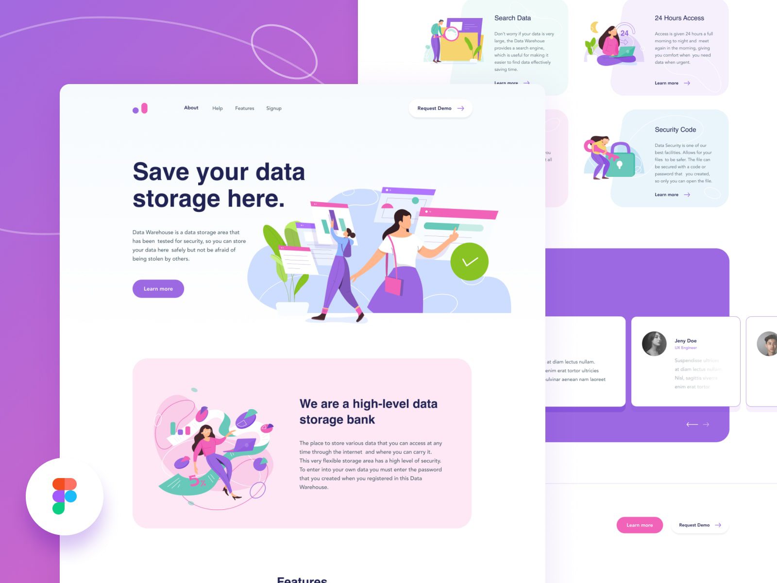 Landing Page Figma Template