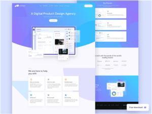 Figma Digital Agency Landing Page