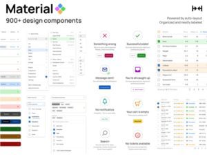 Figma Material-X Design System UI Kit