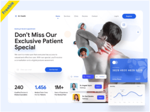 Figma Doctors Clinic Website UI