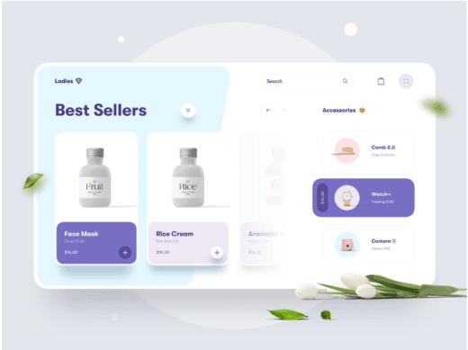 Figma Beauty Store Website Concept