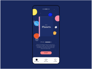 Figma Education App - Interactive books