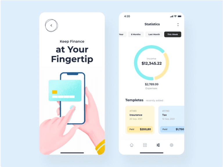 Figma Payment Mobile App Design