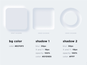 Neumorphism UI Trend