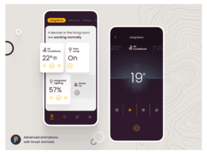 Figma Smart Animate Home App
