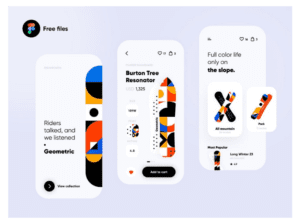 Figma Geometric App UI