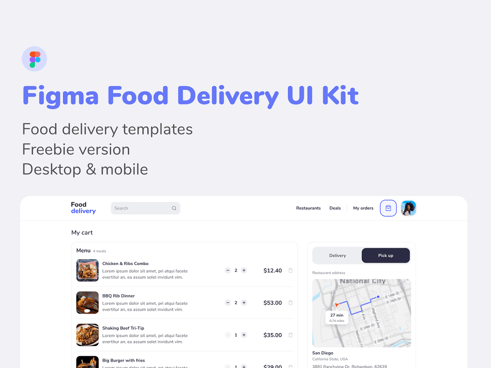 Food delivery app