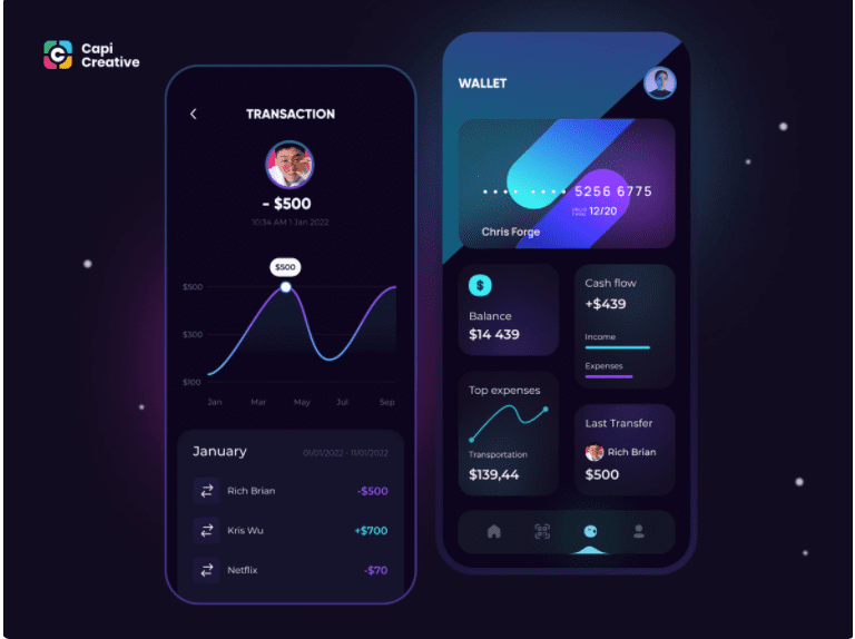 Figma Finance UI Concept