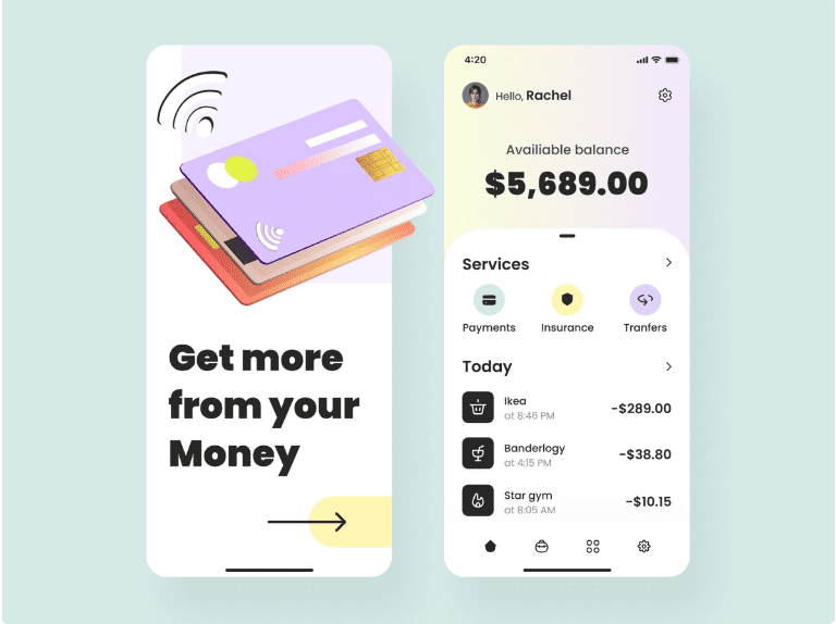 Figma Money balancer app