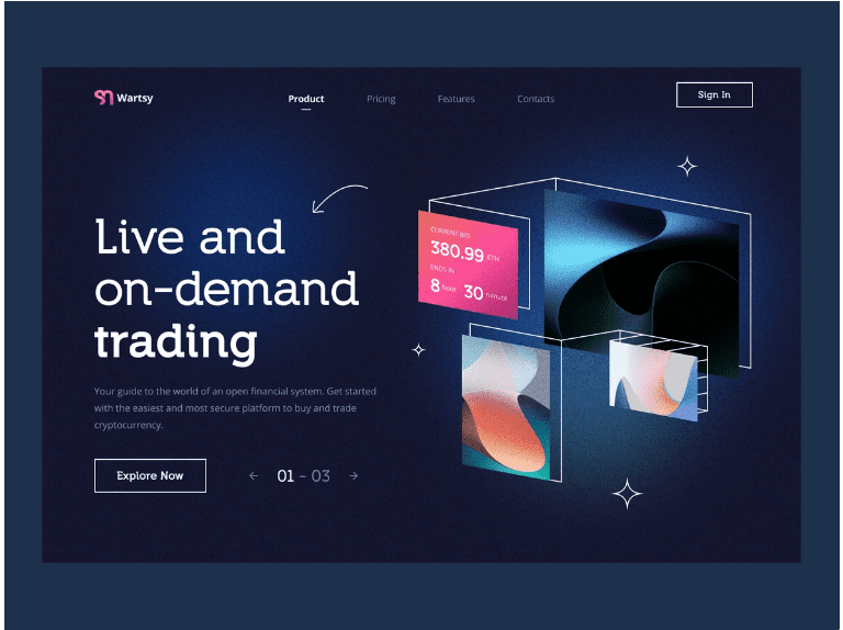 Figma Wartsy Website Design