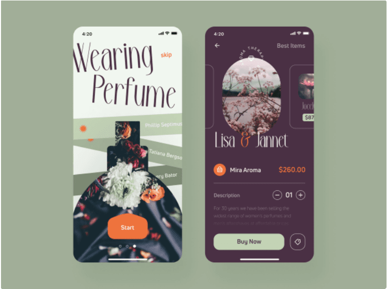 Figma Perfume App