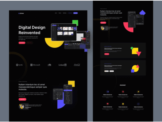 Figma Digital Design Web Application - Concept