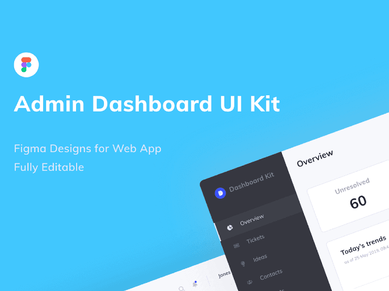 Figma admin dashboard